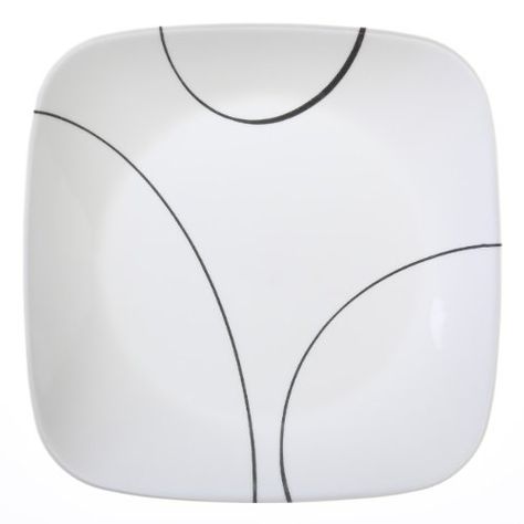 Corelle Square Simple Lines 9-Inch Plate Set (6-Piece). For product & price info go to:  https://all4hiking.com/products/corelle-square-simple-lines-9-inch-plate-set-6-piece/ Corelle Plates, Plate Drawing, Corelle Dinnerware, Glass Dinnerware, Conventional Oven, Appetizer Plates, Dinner Plate Sets, Porcelain Mugs, Ceramic Dishes