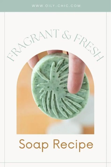 Fresh Rosemary and Eucalyptus Soap Recipe (Essential Oil DIY) Eucalyptus Soap Recipe, Eucalyptus Essential Oil Uses, Essential Oil Soap Recipe, Rosemary Soap, Diy Eucalyptus, Eucalyptus Soap, Teacher Gifts Christmas, Homemade Soap Bars, Homemade Essential Oils