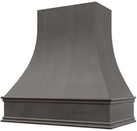 Riley & Higgs Curved Front American Walnut Range Hood Cover With Decorative Molding - Wall Mounted Wood Range Hood Covers, Plywood and Maple Wood Range Hood Cover, Wood Range Hoods, Travertine Sinks, Travertine Pool Coping, Wood Range Hood, Custom Range Hood, Bathtub Remodel, Travertine Floors, Natural Stone Pavers