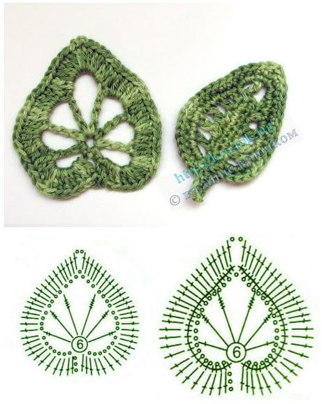 Crochet Leaf, Crochet Leaf Patterns, Crochet Doll Tutorial, Irish Crochet Patterns, Crochet Stitches Diagram, Crochet For Beginners Blanket, Crochet Hair Accessories, Mini Crochet, Easy Crochet Projects