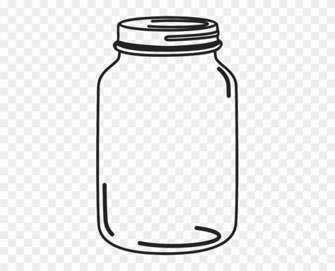 Mason Jar Clip Art, Jar Drawing, Jar Clipart, Mason Jar Tags, Mason Jar String Lights, Toples Kaca, Bucket Ideas, Mason Jars Labels, Jar Tags