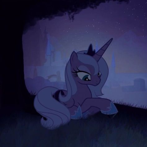 Luna Pfp Mlp, Mlp Pfps, Mlp Luna, Pfp Blue, Mlp Pfp, Blue Pfp, Blue Icon, A Pony, My Little Pony