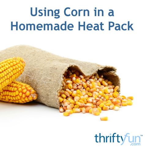 Homemade heat packs can be filled with various grains. This is a guide about using corn in a homemade heat pack. Corn Heating Bags, Corn Bags Diy Heating Pads How To Make, Corn Bags Diy Heating Pads, Diy Rice Bags, Diy Ice Pack, Diy Heating Pad, Rice Heating Pads, Fabric Wrapping, Corn Bags