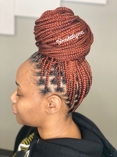 Braiding hair colors #350 Knotless Braids 350 Color, 350 And Burgundy Box Braids, Copper Knotless Box Braids, Color 350 Braids, 350 Braiding Hair, Copper Knotless Braids, 350 Box Braids Color, Color 350 Knotless Braids, 350 Knotless Braids