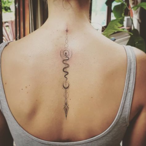 Arrow Snake Tattoo, Snake And Arrow Tattoo, Mandala Snake Tattoo, Snake Moon Tattoo, Snake And Moon Tattoo, 2023 Tattoo, Flower Spine Tattoos, Browning Tattoo, Moon Phases Tattoo