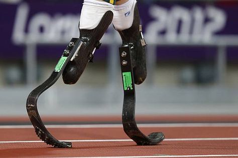 Paralympic blades Running Leg Prosthetic, Running Blades Prosthetic, Running Prosthetic, Prosthetic Running Leg, Running Prosthetic Leg, Runners Legs, Orthotics And Prosthetics, Adaptive Sports, Prosthetic Leg