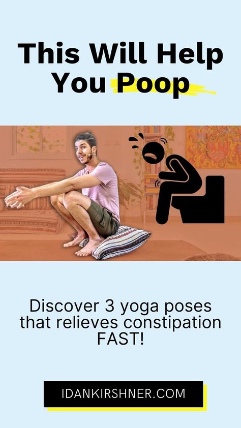 Exercise For Constipation, Yoga For Constipation, Yoga Poses For Constipation, Help Constipation, Ibs Relief, Constipation Remedies, Yoga Routine For Beginners, Morning Yoga Routine, Constipation Relief