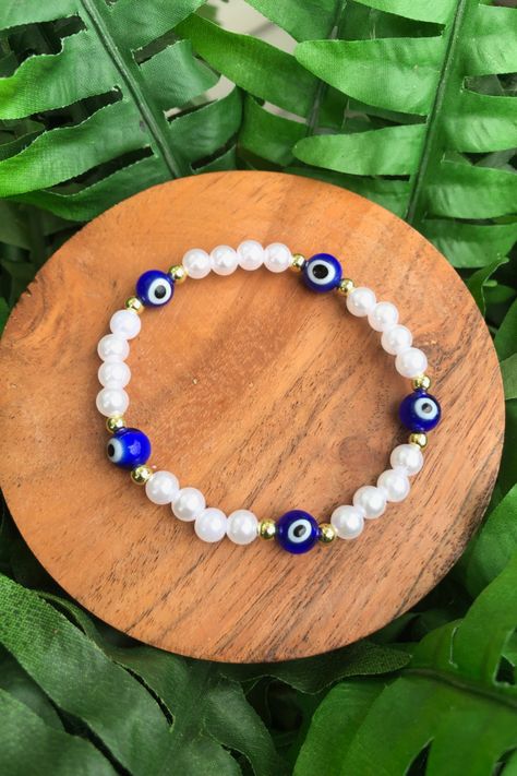 Cute Evil, Eye Bracelet, Evil Eye Bracelet, Evil Eye Jewelry, Eye Jewelry, Summer Jewelry, Sea Shell, Pearl Bracelet, Evil Eye