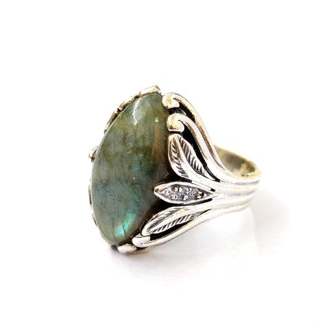 Antique Turquoise Jewelry, Large Stone Rings, Big Stone Ring, Bling Ring, Natural Gemstone Ring, Labradorite Ring, Jaipur Rajasthan, Women Ring, Jaipur India