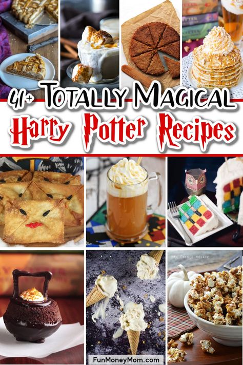 Hogwarts Apartment, Harry Potter Food Ideas Dinner, Harry Potter Baking Recipes, Harry Potter Menu Ideas, Harry Potter Baking, Diy Dinosaur Birthday Party, Fun Baking Ideas, Harry Potter Food Ideas, Harry Potter Recipes