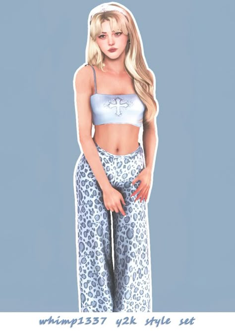 Sims 4 Cc Blue Clothes, Sims 3 Cc Clothes, Original Y2k, Sims 3 Cc, Sims 3 Cc Finds, Sims 4 Challenges, Womens Pjs, Shirt Dress Outfit, The Sims 4 Download