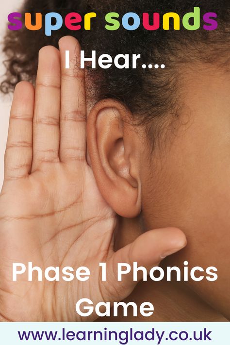 Whole Group Phonics Games, Phase 1 Phonics Activities Eyfs, Preschool Phonics Activities, Eyfs Phonics, Phase 1 Phonics, Phase 2 Phonics, Phonemic Awareness Games, Phonics Videos, Listening Games