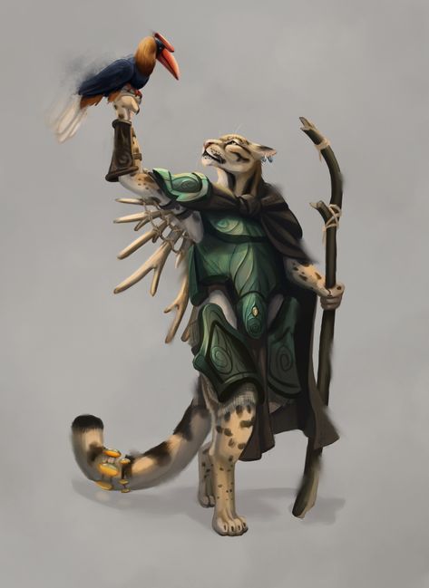 Tabaxi Druid, Druid Dnd, Random Theme, Dnd Druid, Dungeon Master's Guide, Clouded Leopard, Cats Artists, Dungeons And Dragons Characters, Dungeons And Dragons Homebrew