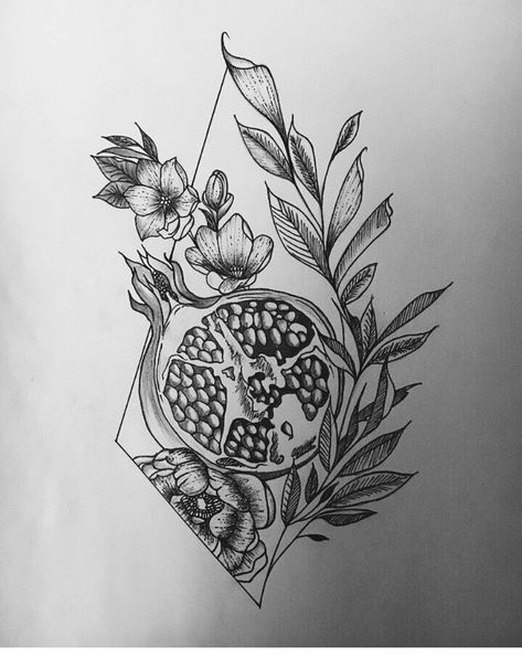 Pomegranate Tattoo, Hades Tattoo, Greek Mythology Tattoos, Mythology Tattoos, Greek Tattoos, Thigh Tattoos Women, Tattoo Project, Discreet Tattoos, Makeup Tattoos