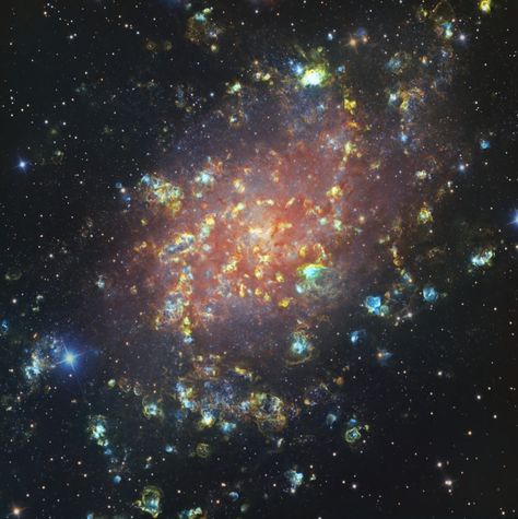 M-33 Triangulum Galaxy in SHO-LRGB by Teagan Grable Full res 2800x2800 Triangulum Galaxy, Space Things, Space Facts, I'm Still Here, Galaxies Stars, Look At The Stars, Space And Astronomy, Abandoned Places, Light Art