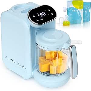 Baby food maker and bottle warmer Baby Food Steamer, Baby Blender, Baby Food Maker, Baby Food Processor, Baby Puree, Steamer Recipes, Food Pouch, Blender Bottle, All Fruits