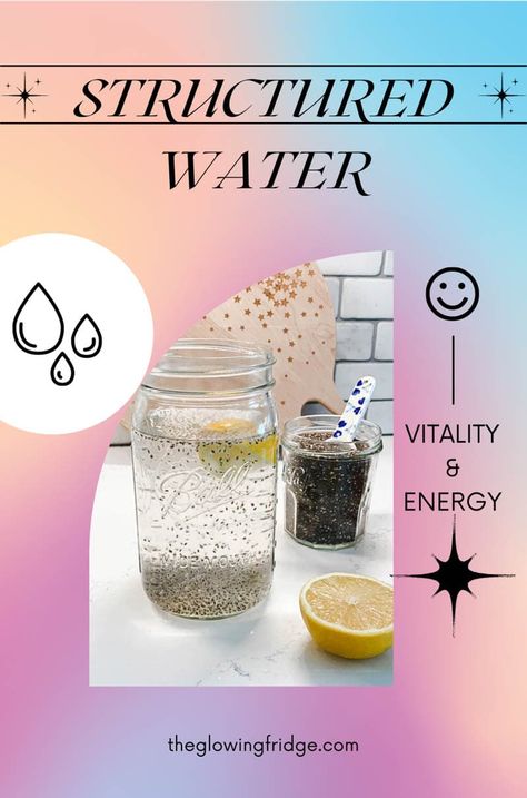 Using Chia Seeds, Healing Water, Structured Water, Healthy Food Menu, Kangen Water, Lost 100 Pounds, Healing Waters, Smoothie Diet Plans, Healthy Water