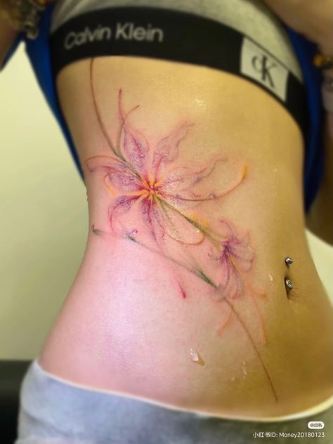 #Tattoo #flower #needs Pastel Flower Tattoo, Orchids Tattoo, Purple Orchid Tattoo, Hogwarts Tattoo, Orchid Tattoo, Funky Tattoos, Cute Little Tattoos, Cute Tiny Tattoos, Jeff Buckley