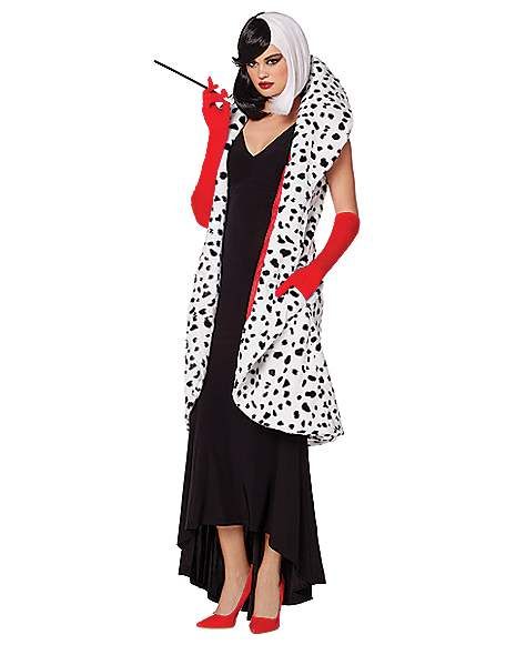 Women Cruella Deville Costume, Cute Cruella Deville Costume, Halloween Costumes Women Cruella, Halloween Cruella Deville, Diy Cruella Deville Costume, Cruella 2021 Costume, Cruella Deville Costume, Disney Cruella, Disney Villain Costumes