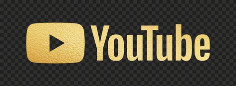 Yt Logo Png, Yt Logo, Original Background, No Background, Png Image, Logo Branding, Png Images, Gold Metal, Transparent Background