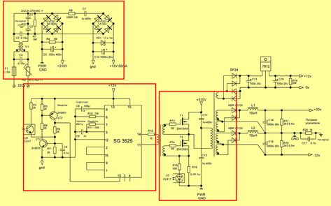 Smps Circuit Diagram, Diy Amplifier, Power Supply Circuit, Transformers Design, Pcb Design, Circuit Diagram, Electronics Projects, Arduino, Higher Power