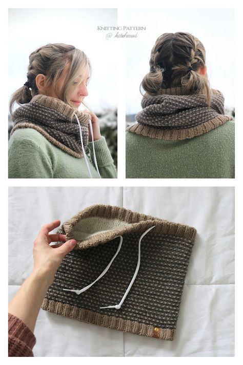 The Snuggle is Real Cowl Knitting Pattern - Knitting Pattern Knit Cowl Pattern Free Neck Warmer, Knitted Cowl Patterns, Cable Cowl Knitting Pattern, Knitting Cowl Patterns, Super Bulky Yarn Knitting Patterns, Infinity Cowl Knitting Pattern, Knit Hooded Cowl, Mens Knitted Cowls, Simple Cowl Knit Pattern