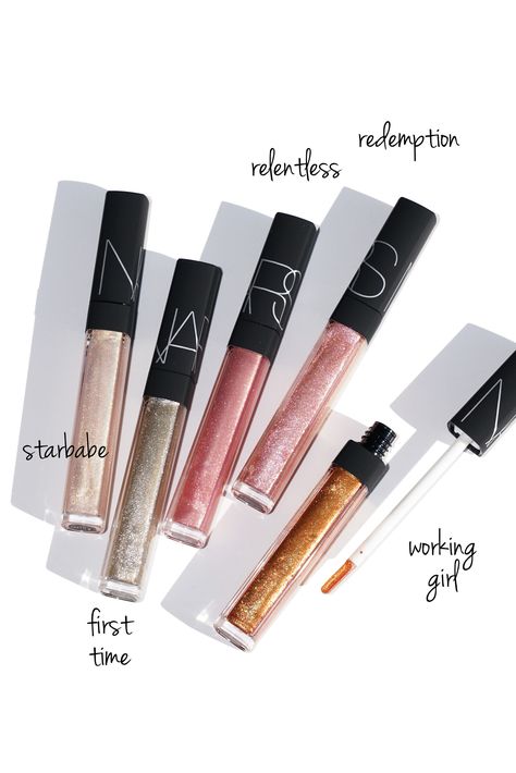 Nars Gloss, Nars Lip Gloss, Nars Lipgloss, Nyx Lipstick Matte, Nars Lip, Lip Colours, Lip Gloss Shades, Tom Ford Makeup, Feminine Details