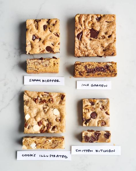 Superbowl Party Desserts, Blondie Cookies Recipe, Best Blondie Recipe, Best Blondies Recipe, Sarah Kieffer, Blondies Cookies, Blondie Recipes, Banana Blondies, Blondie Recipe