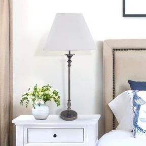 Hamptons & French Provincial Style Lamps | Table, Bedside & Floor Lamps Hamptons Bedside Lamps, Hamptons Dining Table, Bedside Floor Lamp, Blue Ceramic Lamp, Linen Dining Chairs, Provincial Style, Silver Lamp, French Provincial Style, Lamps Table