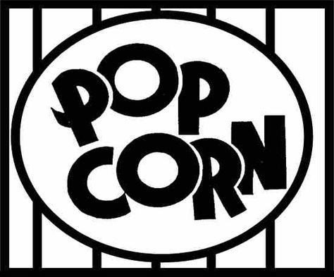 Popcorn Sign Printable, Popcorn Svg, Popcorn Logo, Popcorn Labels, School Carnival Games, Popcorn Theme, Popcorn Holder, Carnival Decor, Movie Popcorn