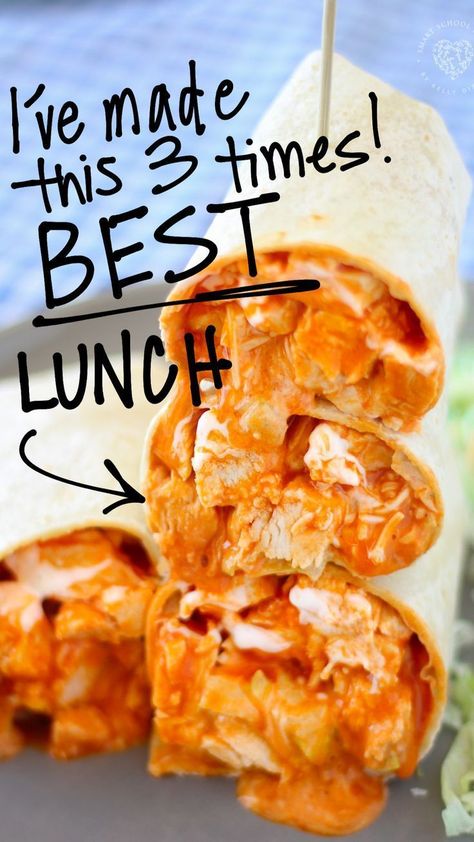 If you like buffalo chicken, you have to try making these amazing buffalo chicken wraps from Smart School House! These buffalo chicken wraps are so easy to make and are delicious. They are perfect for changing up your lunch routine. Get the recipe today! Buffalo Chicken Wontons, Buffalo Chicken Rolls, Chicken Wontons, Chicken Roll Ups, Buffalo Chicken Wraps, Buffalo Chicken Recipes, Chicken Rolls, Shredded Lettuce, Fresh Chicken