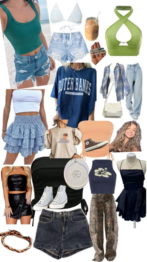 Pogue Life Outfits, Outer Banks Aesthetic Outfits, Outfit Outer, Outer Banks Outfits, Outer Banks Style, Outer Banks Beach, Beachy Outfits, Outfit Inspo Summer, Cute Everyday Outfits