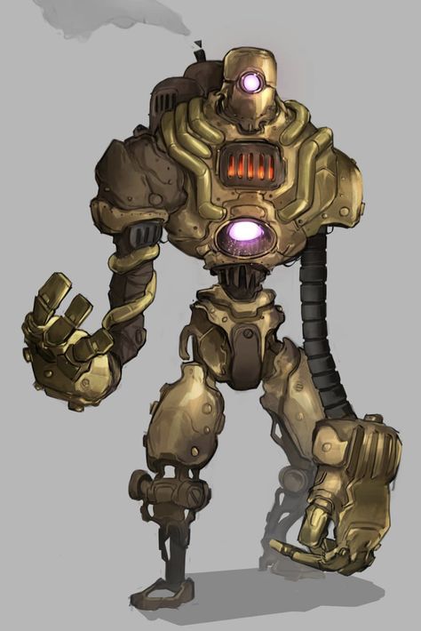 Steampunk Robots, Magical Abilities, Steampunk Characters, Arte Punk, Psy Art, Arte Robot, Monster Concept Art, Dungeons And Dragons Characters, Dungeons And Dragons Homebrew