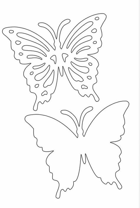 Butterfly Cut Out Template, Cricut Butterfly, Săpunuri Handmade, Butterfly Cutout, Paper Flower Patterns, Idee Cricut, Butterfly Template, Paper Flower Template, Paper Butterflies