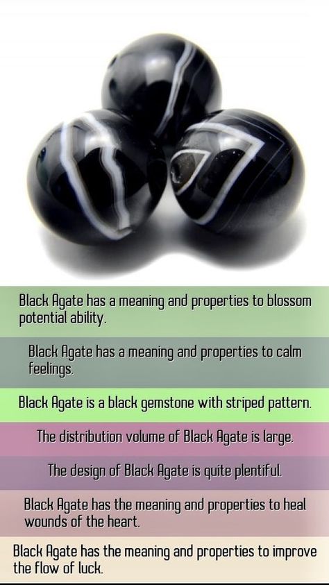 Black Agate Stone Agate Stone Meaning, Energy Powers, Agate Crystal Meaning, Agate Stone Jewelry, Healing Ideas, Agate Meaning, Black Agate Stone, Gemstone Properties, Crystals Healing Properties