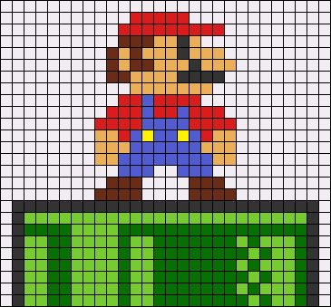 Mario Alpha Pattern, Crochet Graphic, Bracelet Book, Nintendo Game, Bead Pattern, Alpha Pattern, Alpha Patterns, Perler Bead Patterns, Perler Bead