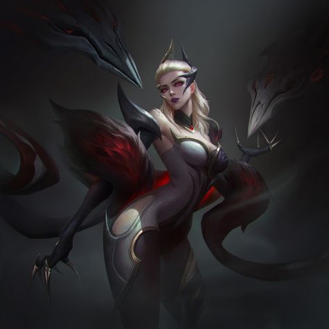 Coven Evelynn, Evelynn League Of Legends, Coven, Dark Fantasy, League Of Legends, Female Art, Art Girl, Batman, Character Design