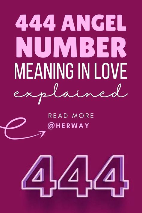 Are you wondering what the 444 angel number meaning in love is? If you are, here's a perfect in-depth explanation of angel number 444 and its love meaning. 444 Relationship Meaning, 444 Love Meaning, 444 Angel Number Meaning Love, 444 Meaning Love, Meaning Of 444 Angel Numbers, 444 Angel Numbers Meaning, 4 44 Meaning, Angel Signs Numbers, 4444 Angel Numbers