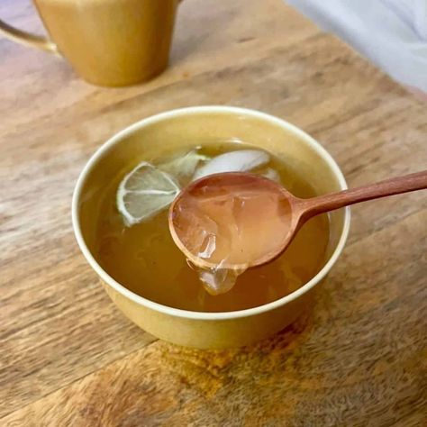 Aiyu Jelly Recipe | Taiwanese Summer Dessert Aiyu Jelly Recipe, Taiwanese Side Dishes, Taiwanese Dessert Recipe, Taiwanese Recipes Authentic, Aiyu Jelly, Alcoholic Recipes, Asian Treats, Tea Jelly, Mochi Recipe