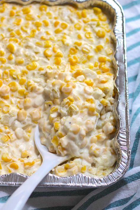 Green Chile Corn Casserole | 12 Tomatoes Corn Casserole Cream Cheese Green Chilis, Green Chili Cream Cheese Corn Casserole, Corn Casserole Green Chile, Green Chilli Corn Casserole, Corn Cream Cheese Green Chilies, Corn With Green Chilis, Green Chile Corn Casserole, M&m Casserole, Corn Receipts