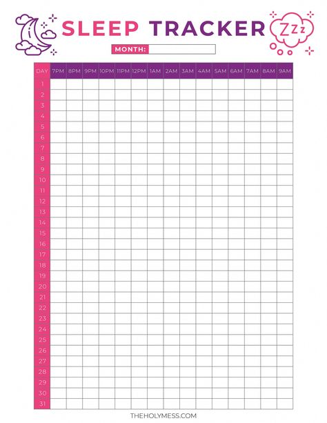 Use this free printable sleep tracker to monitor how much sleep you get each night. Improve your sleep quality for health, wellness, and weight loss success. Printable Sleep Tracker, Symptom Tracker Printable, Daily Activity Tracker, Sleep Chart, Tracking Template, Medical Binder, Health Blogs, Symptom Tracker, Tracker Free