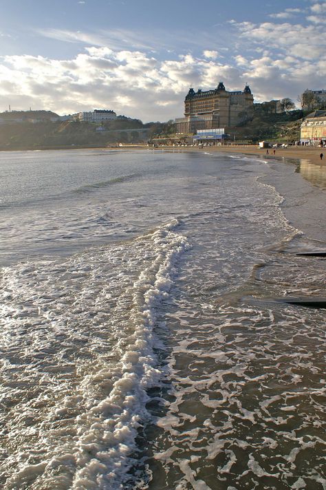 Scarborough, England Scarborough England, Yorkshire Coast, England Aesthetic, First Photograph, Boarding School, Uk Travel, Sky Aesthetic, Country Life, Glasgow