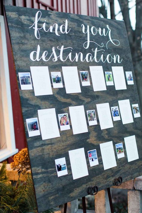 Rustic, find your destination board to find table numbers  The Wedding Story of Chas and Cari Carter | WeddingDay Magazine Table Number Destinations, State Table Numbers, City Table Numbers Wedding, Map Table Numbers Wedding, Wedding Table Numbers Cities, Destination Table Names, Places Table Names Wedding, Favorite Places Table Numbers, Table Numbers With Meaning