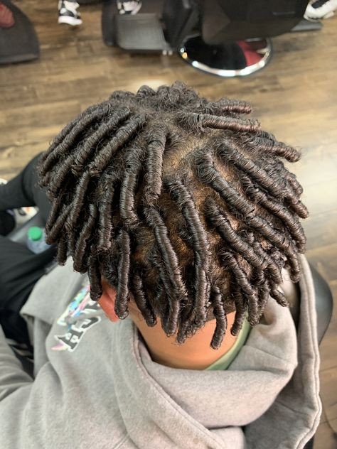 Starter Locs Middle Part, Dreads With Middle Part, Dreads Middle Part, Finger Coils Men Short Hair, Starter Locs Parting, Comb Coil Starter Locs Men, Middle Part Dreads, No Middle Part Locs, Middle Part Locs Men