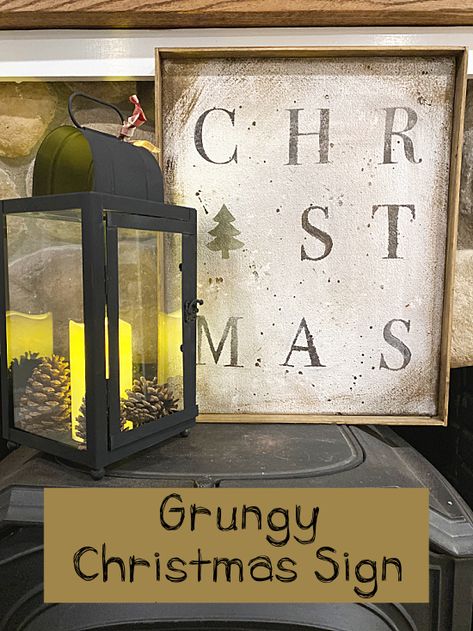 Christmas sign grunge style Grungy Christmas, Metal Christmas Signs Diy, Christmas Wooden Signs Artwork, Christmas Stencils Wooden Signs, Reverse Canvas Sign Christmas, Diy Canvas, Holiday Specials, Christmas Signs, Winter Holidays