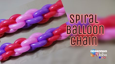 260 Balloon Ideas, 260 Balloons, Balloon Tips, Twisting Balloons, Balloon Chain, Balloon Crafts, Diy Balloon Decorations, Diy Balloon, Balloon Columns