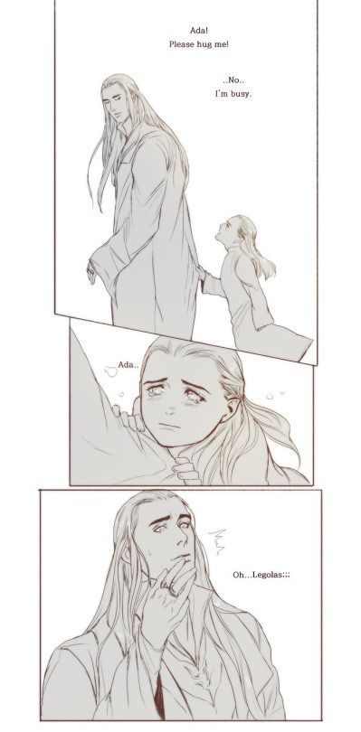 Legolas And Tauriel, Tolkien Hobbit, Legolas And Thranduil, Lotr Funny, Tolkien Elves, So Done, Lotr Art, Tolkien Art, Tauriel