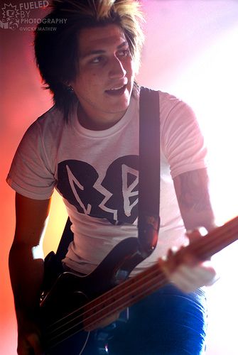 Pierce The Veil by Fueled By Photography, via Flickr Jamie Pierce The Veil, Pierce The Veil Jaime, Jaime Preciado Skunk Hair, Jaime Ptv, Jamie Preciado, Pierce The Veil Aesthetic, Pierce The Veil Logo, Screamo Bands, Long Scene Hair