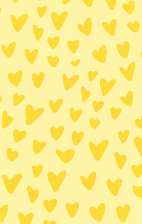 Yellow Preppy Widgets, Yellow Preppy Aesthetic, Yellow Wallpaper Preppy, Yellow Hearts Aesthetic Wallpaper, Yellow Hearts Aesthetic, Yellow Preppy Wallpaper, Yellow Homescreen Wallpaper, Yellow Heart Background, Yellow Heart Wallpaper