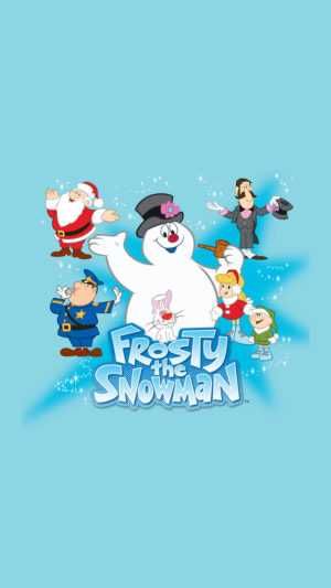 Frosty The Snowman Wallpaper, Frosty Wallpaper, Frosty The Snowman Movie, Rudolph Wallpaper, Frost The Snowman, The Snowman Movie, Seasonal Wallpaper, Christmas Widgets, Snowman Wallpaper